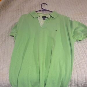 Tommy Hilfiger Men's Green Polo Shirt